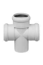 Derivación doble 87,5° PP Ostendorf/Crearplast-Skolan Safe, DN/OD 78-78-78 mm